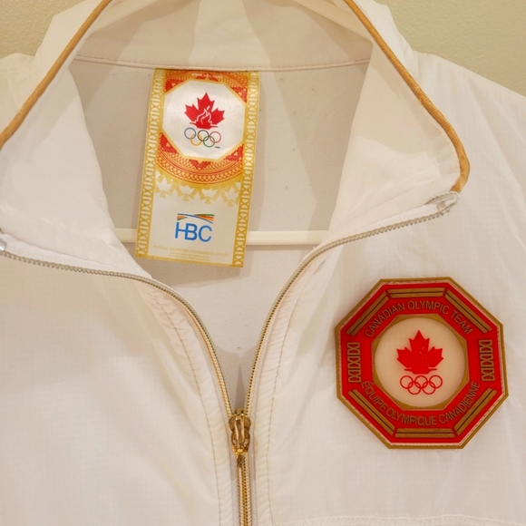 HBC team Canada olympic nylon jacket windbreaker - Picture 2 of 12
